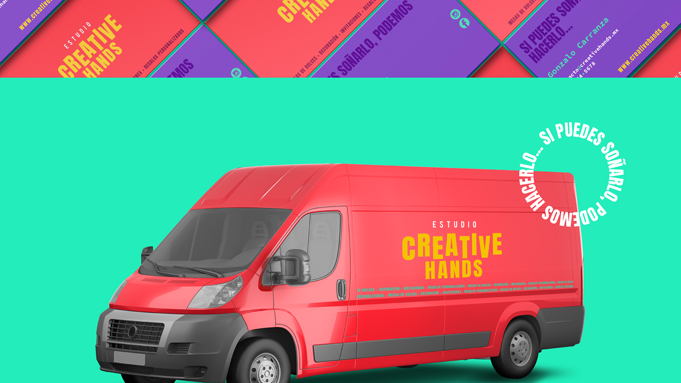 Creative hands | Creación de imagen corporativa, uso de marca, branding