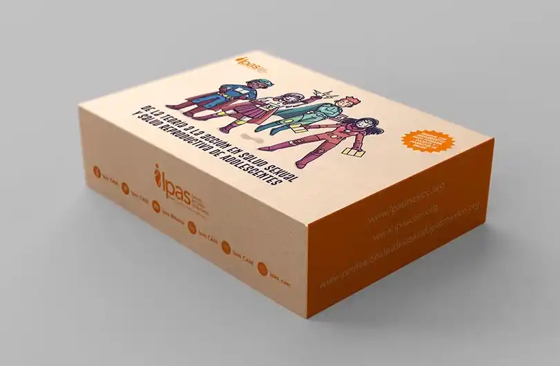 Diseño editorial Cómic toolkit educación sexual